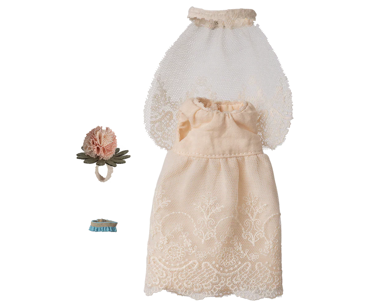 Pre-order: Maileg Wedding Dress, Mum Mouse (Expected arrival by: 06/15/26)