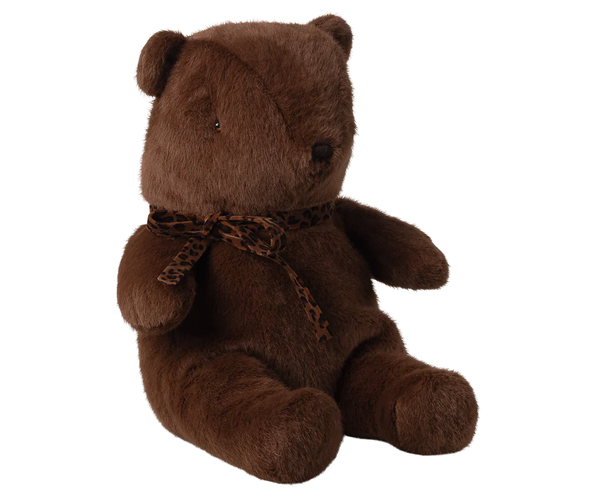 Pre-order: Maileg Teddy Bear Plush, Medium - Dark Chocolate (Expected arrival by: 06/15/26)