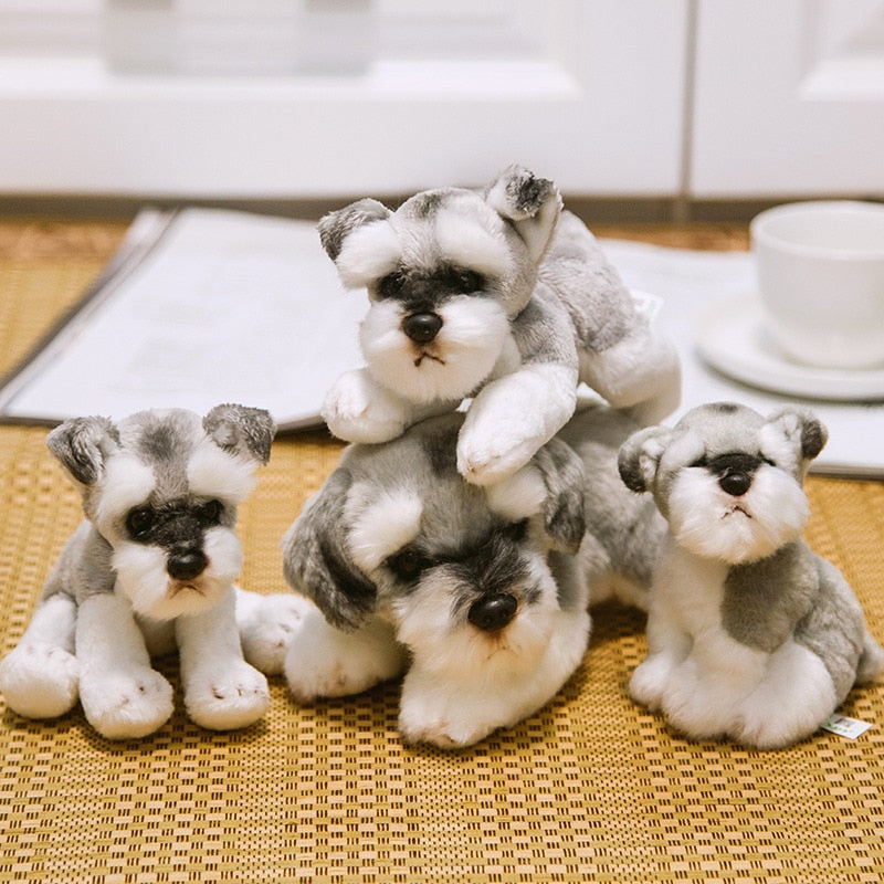 Dog (Lifelike Schnauzer) Plush Toys