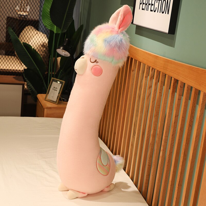 Cute Alpaca (With Rainbow Hair) Pillow Plush Toys 67-130cm