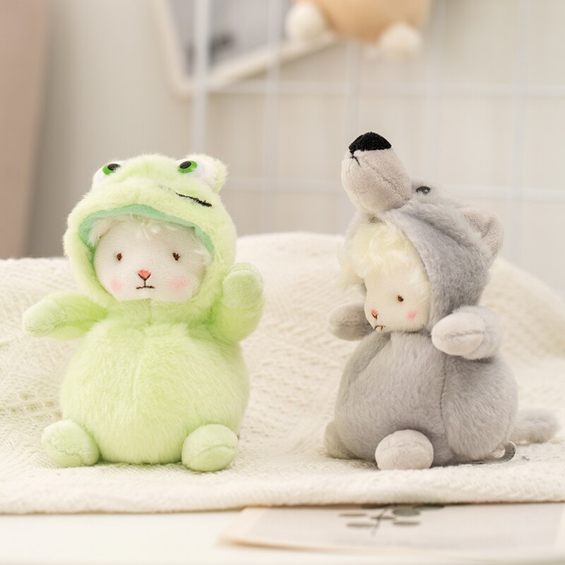 Sheep (Animal Dress Up) Plush Keychain 12cm