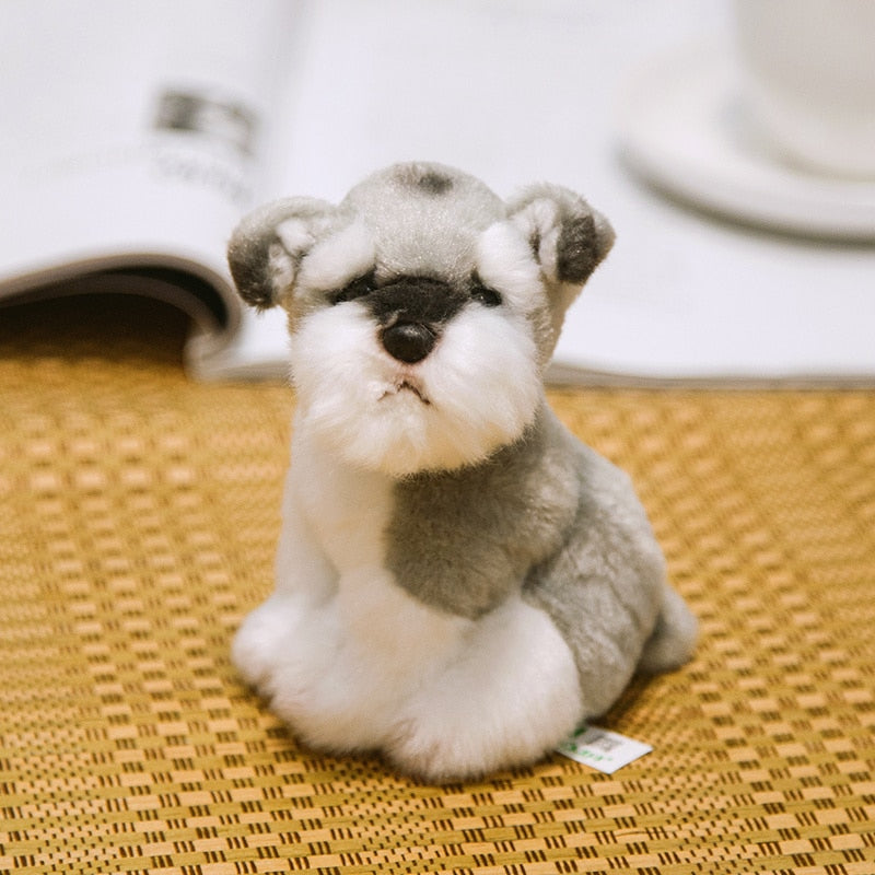 Dog (Lifelike Schnauzer) Plush Toys