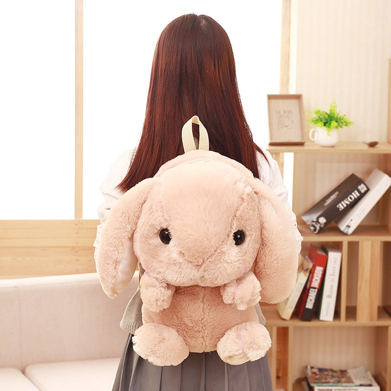 Long Ear Rabbit Plush Bag 50cm and Fried Shrimp/Sushi Plush Bag