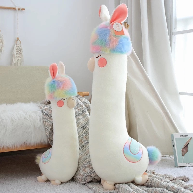 Cute Alpaca (With Rainbow Hair) Pillow Plush Toys 67-130cm