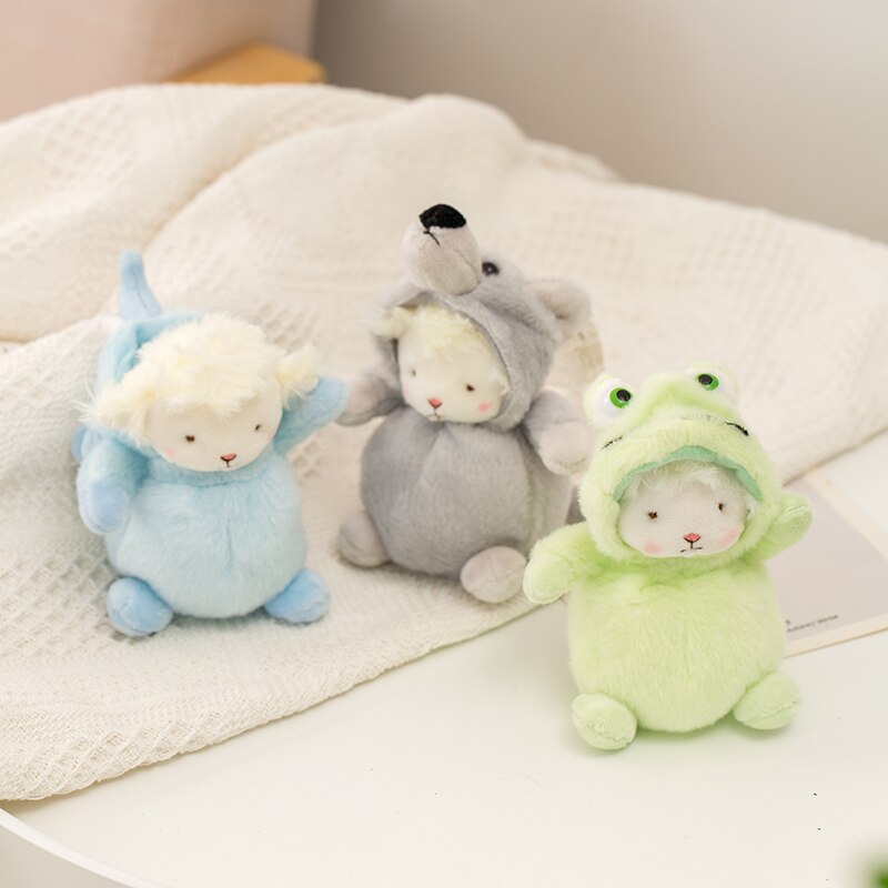 Sheep (Animal Dress Up) Plush Keychain 12cm