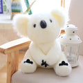 Cute Koala With/Without Kid Plush Toys 13/17/21/28/40cm - Grey/White