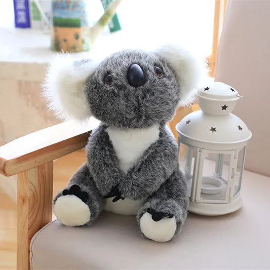 Cute Koala With/Without Kid Plush Toys 13/17/21/28/40cm - Grey/White