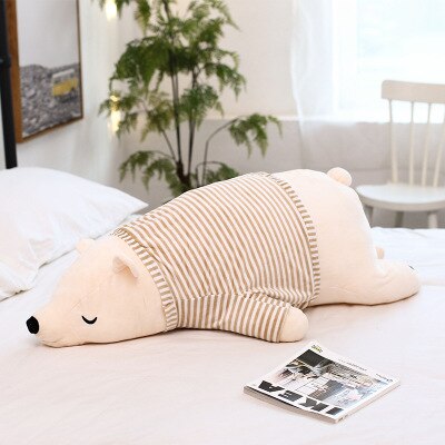 Cute Polar Bear (with/without cloth) Plush Toys 35-110cm