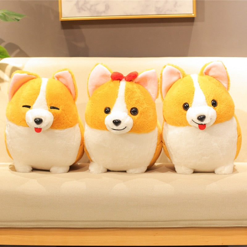 Cute Corgi Dog Plush Toys 38/45/60cm
