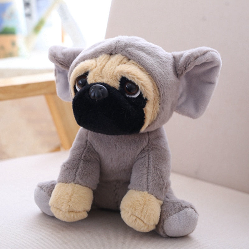 Kawaii Cosplay Pug Plush Toys 20cm