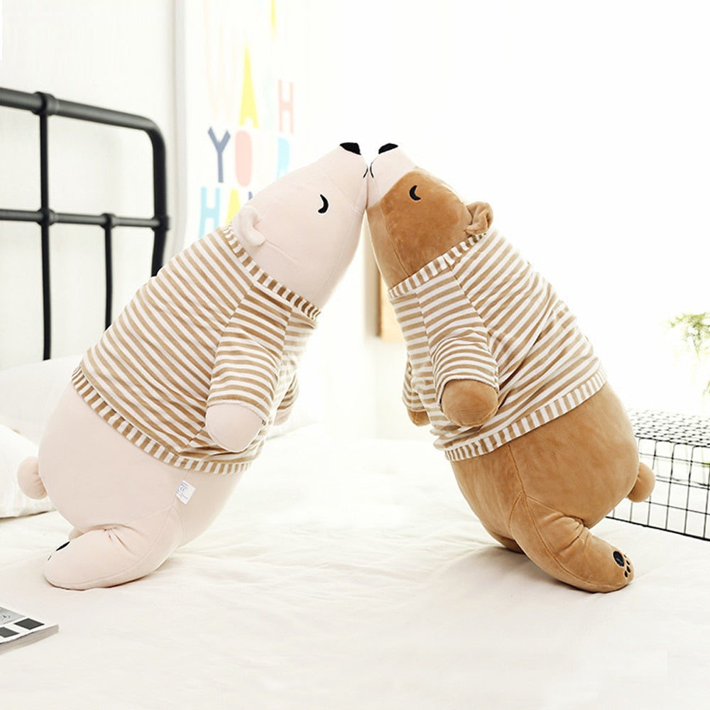 Cute Polar Bear (with/without cloth) Plush Toys 35-110cm