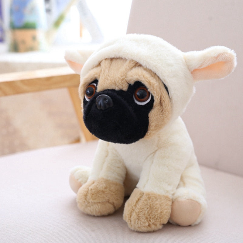 Kawaii Cosplay Pug Plush Toys 20cm