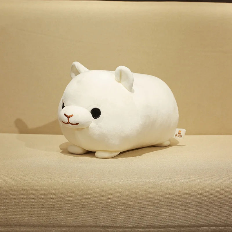 Cute Alpaca Plush Pillow Toys 35/45cm - Rainbow/White
