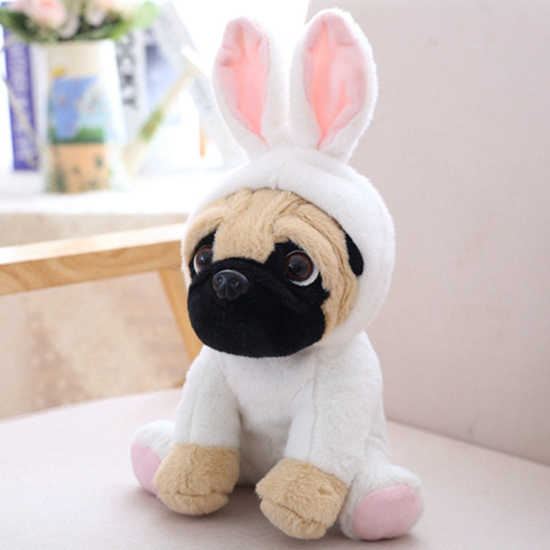 Kawaii Cosplay Pug Plush Toys 20cm