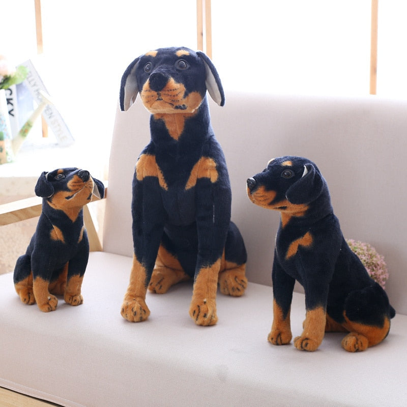 Dog (Lifelike Doberman) Plush Toys 23-66cm