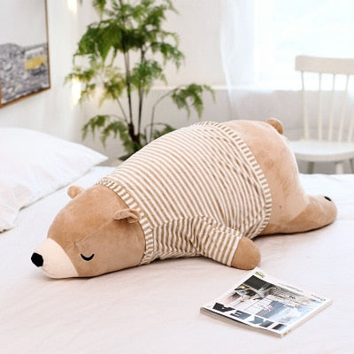Cute Polar Bear (with/without cloth) Plush Toys 35-110cm