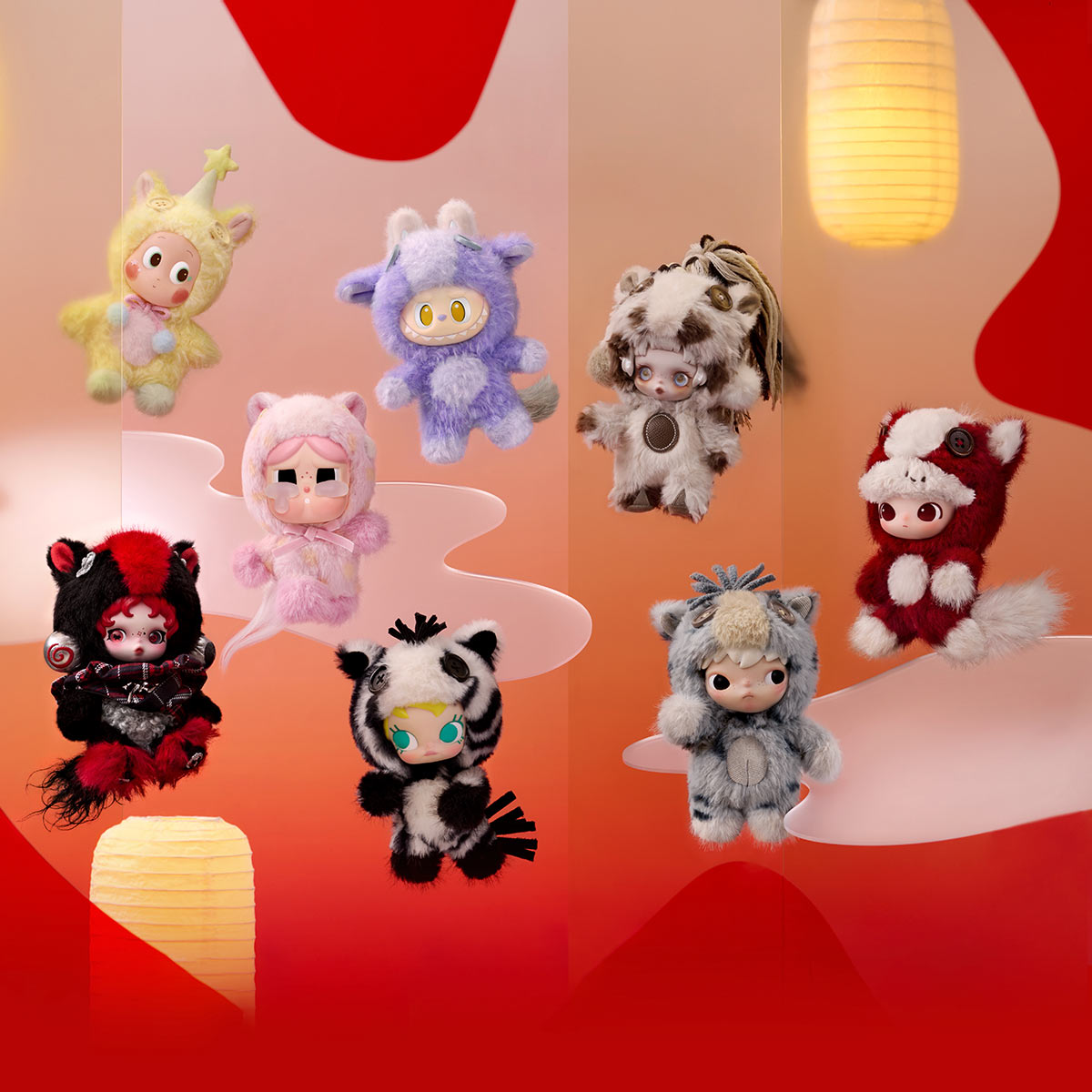 Popmart Have a Good Run Series Plush Pendant Blind Box