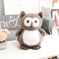 Cute Owl Plush Toys 25/40cm - Brown/Grey/Orange