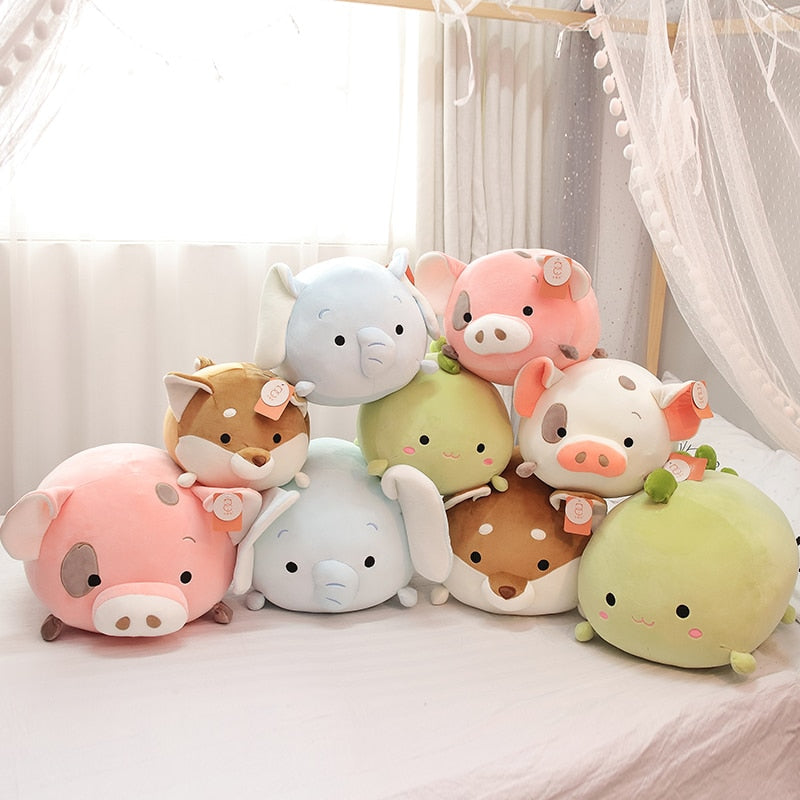 Animal (Dinosaur/Pig/Shiba Inu Dog/Elephant) Plush Toys 35/45cm