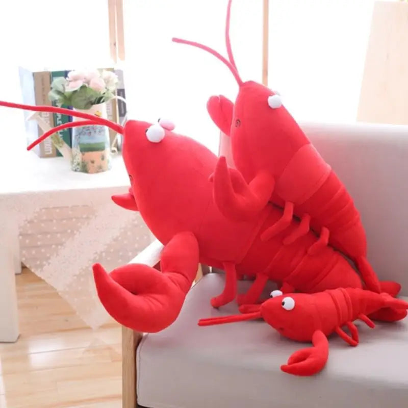 Cute Red Lobster Plush Toys 30/55/80cm