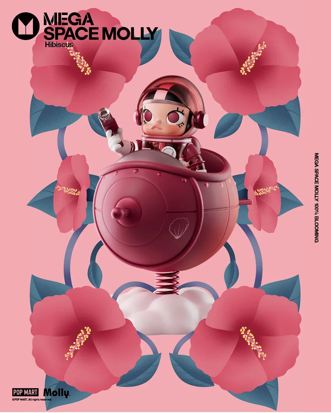 MEGA SPACE MOLLY BLOOMING SERIES 100%