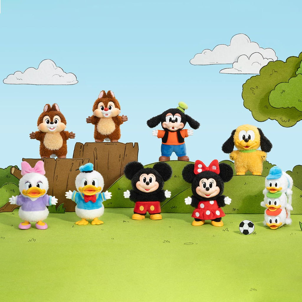 Disney Mickey Family Cute Together Series Plush Pendant Blind Box