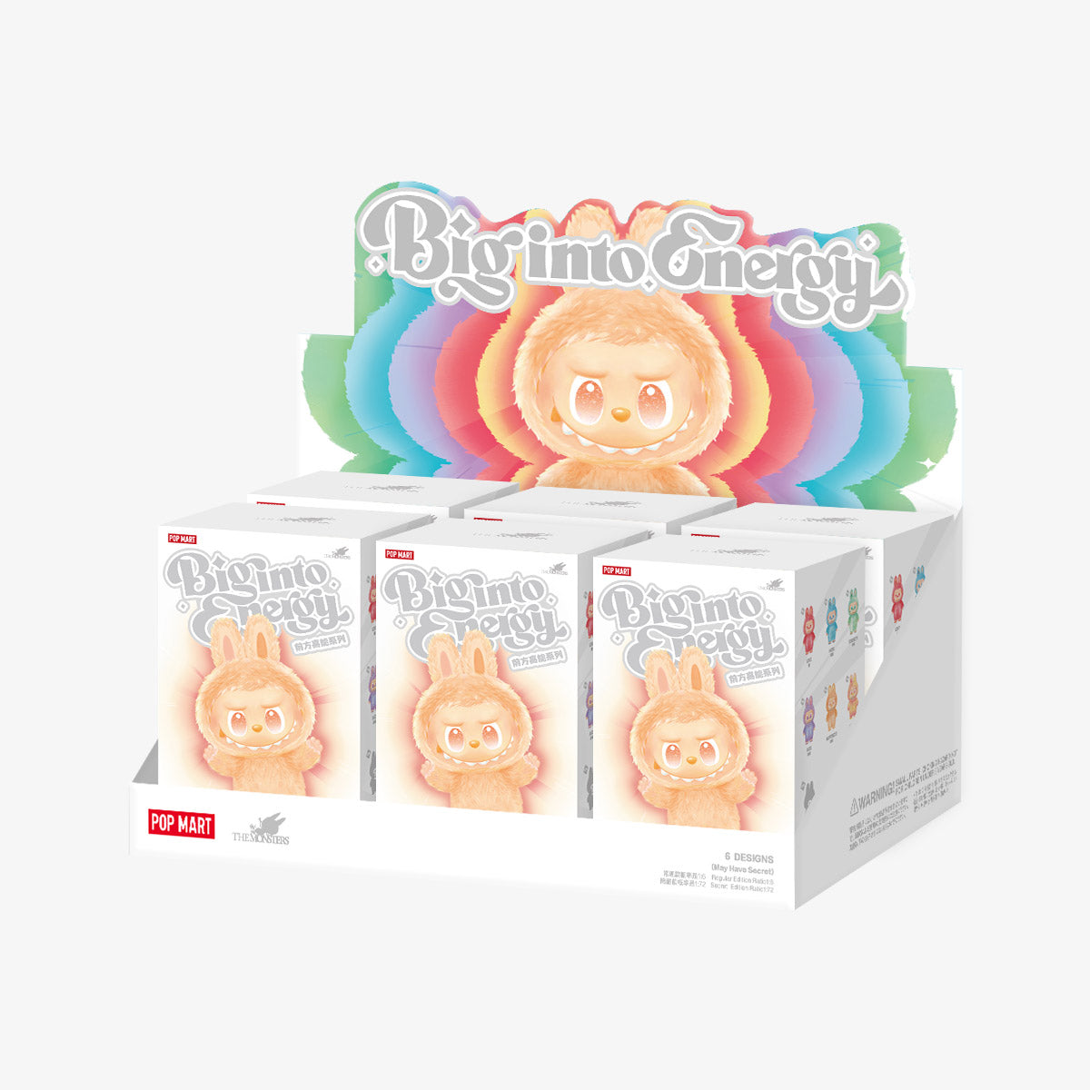 POPMART Labubu Big into Energy Series-Vinyl Plush Pendant Blind Box 100% Authentic
