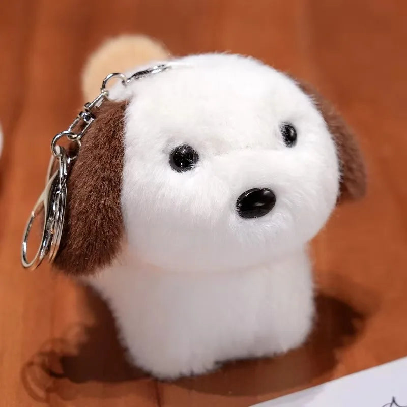Cute Animal (Dog/Capybara/Cat) Plush Keychains - 1pc/3pcs