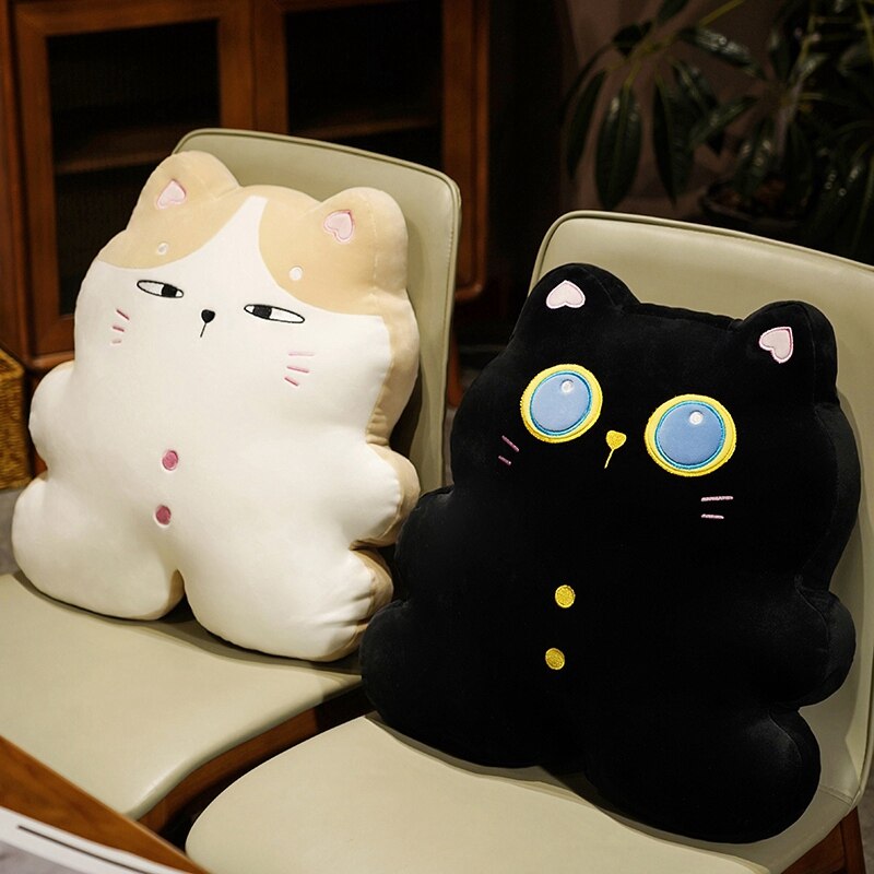 Cat Pillow Plush Toys With/Without Blanket 40/45cm