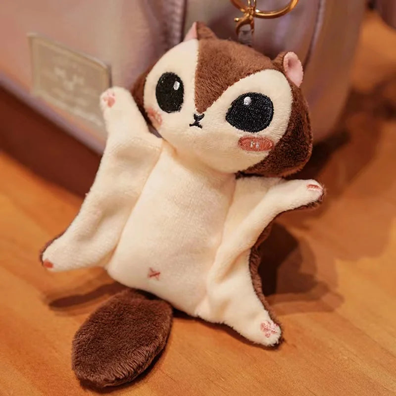 Cute/Kawaii Flying Squirrel Plush Keychain 10cm/20cm - Brown/Grey