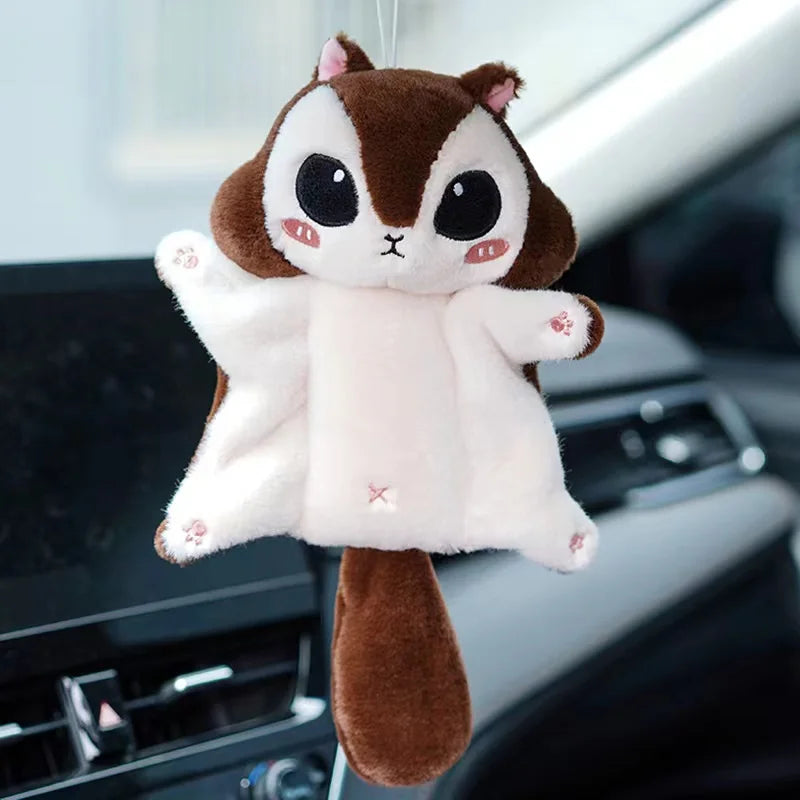 Cute/Kawaii Flying Squirrel Plush Keychain 10cm/20cm - Brown/Grey