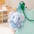 Cute Animal (Sloth/Capybara/Red Panda/Elephant/Penguin) Plush Keychain 12cm