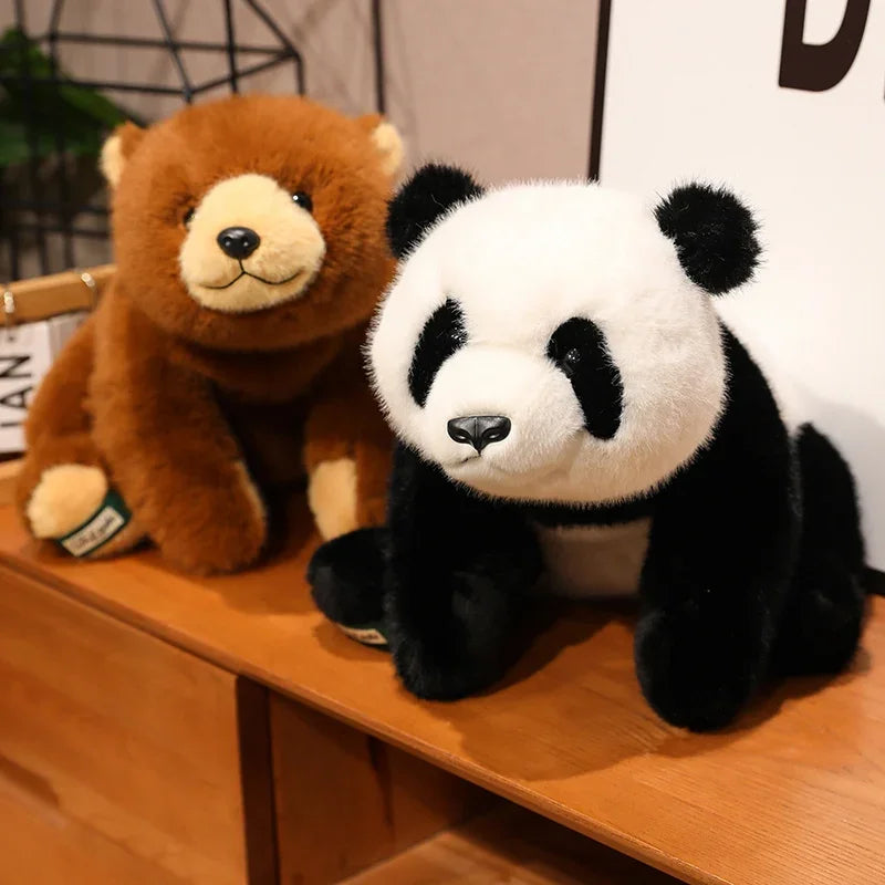 Lying Animal (Polar Bear/Brown Bear/Panda) Plush Toys - 30/45/65cm