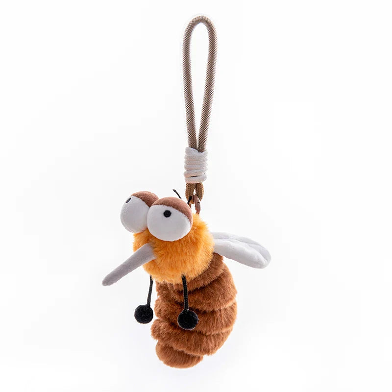 Cute Mini Bug/Insect Plush Keychain - Moth/Ant/Firefly/Mantis/Spider/Dug Beetle/Ladybug/Cockoach/Fly/Mosquito