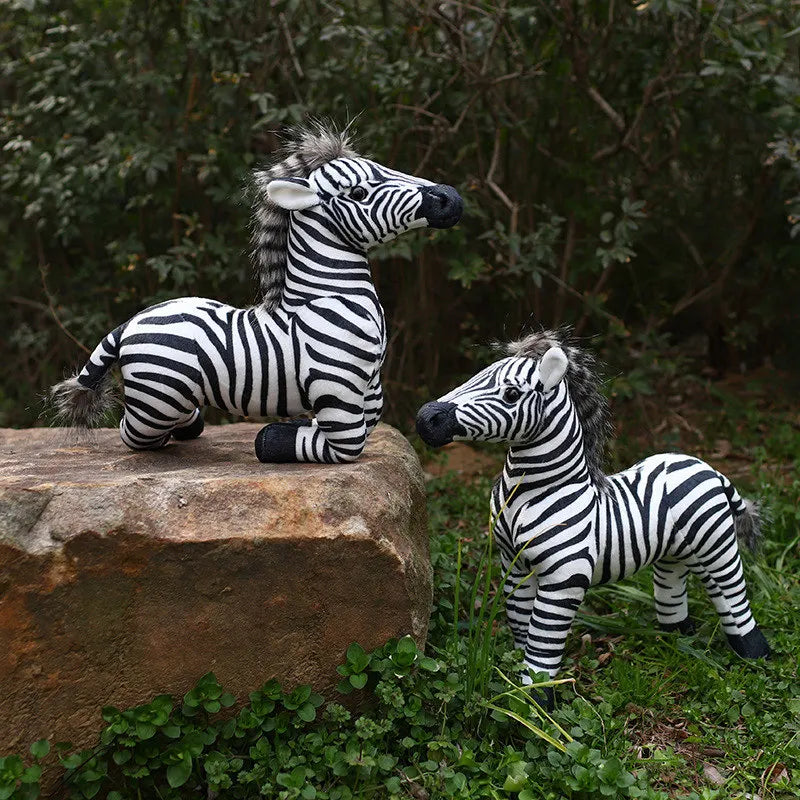Zebra Lifelike Plush Toys 30cm