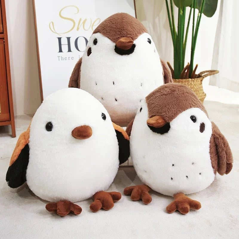 Cute Bird (Sparrow/Tit) Plush Toys 30/38cm
