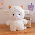 Cute White Sheep With/Without Hat And Bib Plush Toys 30cm