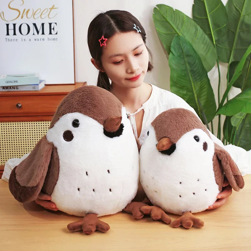 Cute Bird (Sparrow/Tit) Plush Toys 30/38cm