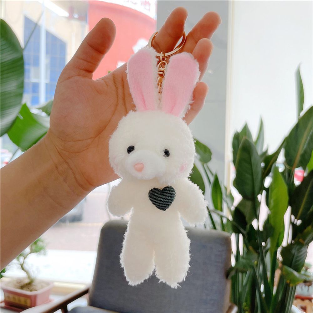 Animal (Bear/Rabbit/Dog) Plush Keychains 11cm