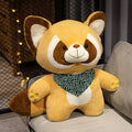Cute Raccoon(Brown/Grey) with Red/Green Scarf Plush Toys 35-90cm