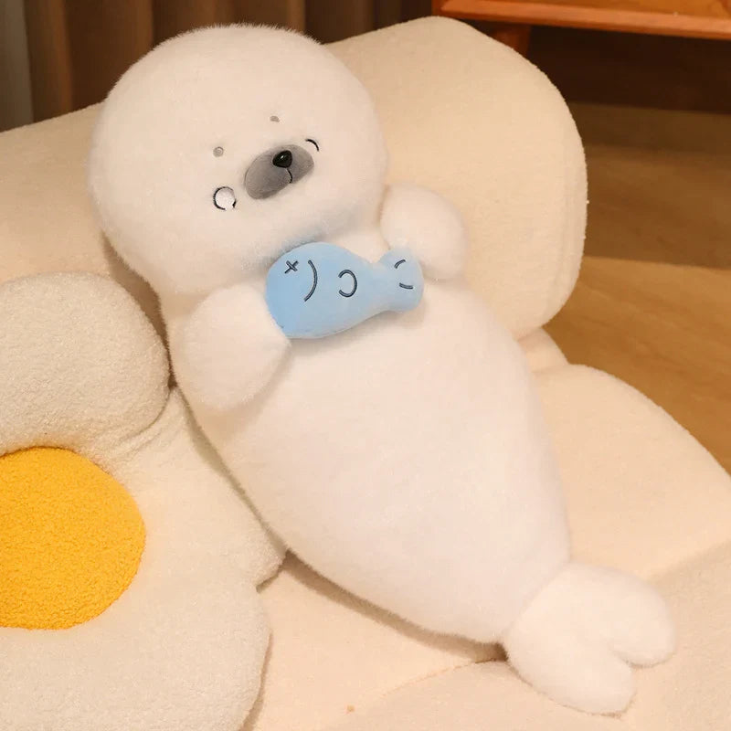 Cute White Seal Plush Toys 70cm - 6 Styles