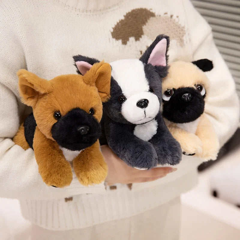 Cute Dog Plush Toys 23-25cm - Husky/Corgi/Pug/Beagle/German Shepherd/Bulldog