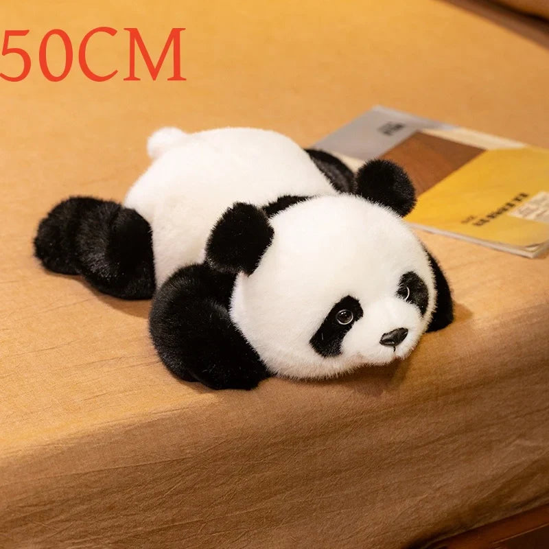 Cute Lying Red Panda/Panda/Fox/Teddy Bear/Wolf/Polar Bear Plush Toys 30-60cm