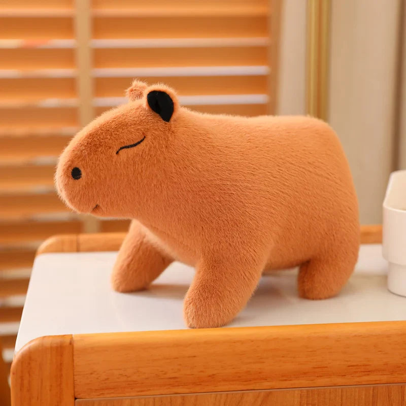 Cute Capybara Plush Toys 20/26/36cm -Dark Brown/Light Brown