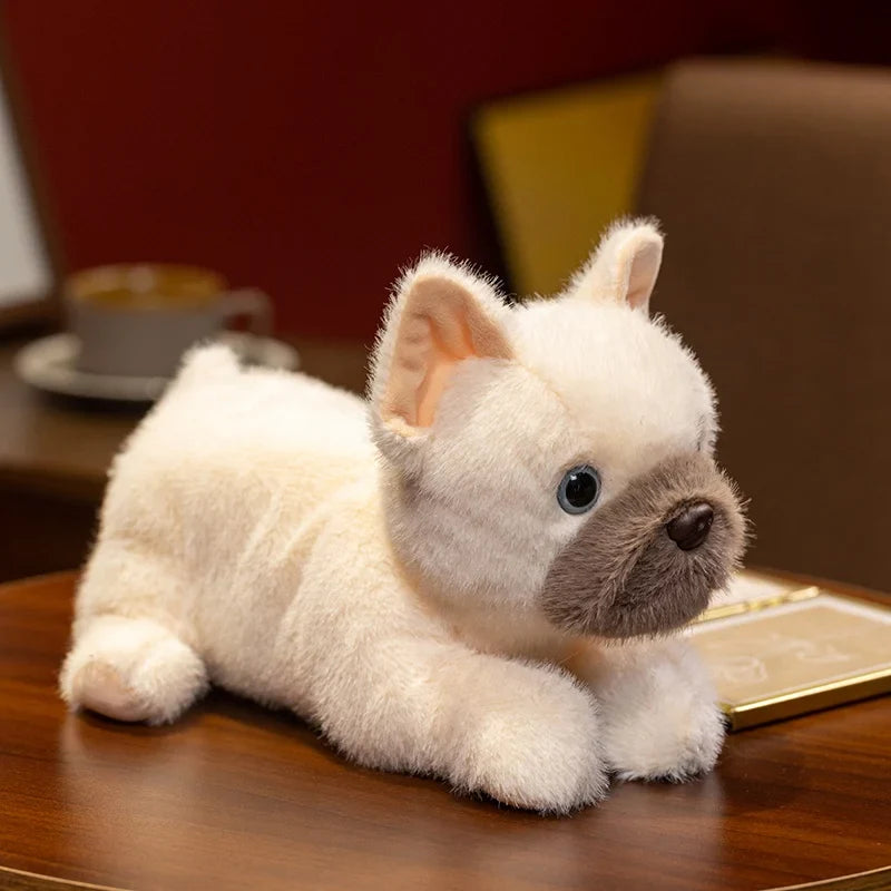 Cute/Kawaii Dog(Bulldog) Plush Toys 30cm - Grey/Brown