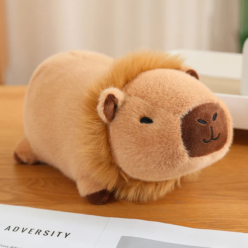 Cute Capybara With Dress Up(Lion/Flower/Bread/Bee) Plush Toys 25/35cm