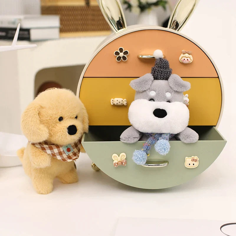 Cute Dog/Puppy Plush Keychains 12cm - 7 Styles