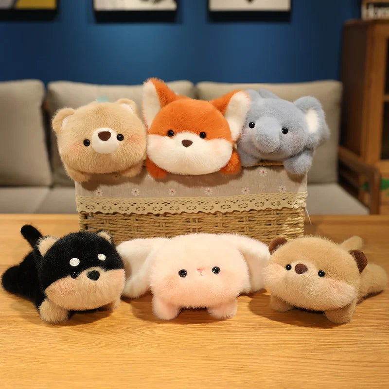 Cute Animial Wrist Rest Plush Toys - 17cm (Duck/Penguin/Dog/Panda/Bear/Elephant/Rabbit/Cat/Otter/Fox/Red Panda)
