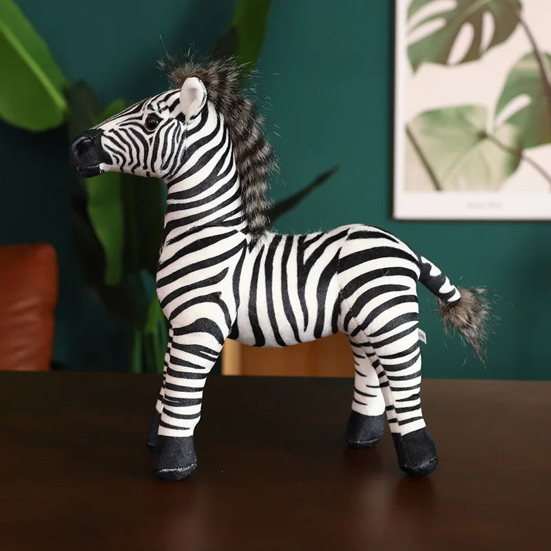 Zebra Lifelike Plush Toys 30cm