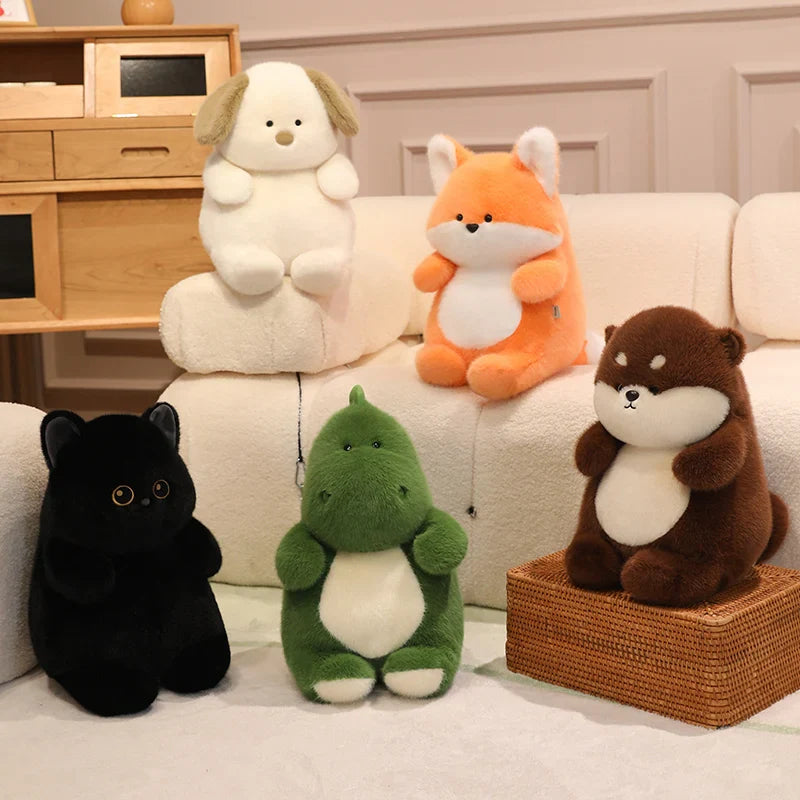 Cute/Kawaii Animal(Fox/Dog/Dinosaur/Cat/Beaver) Plush Toys 40cm